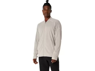 ACTIBREEZE JACQUARD GRID FULL ZIP JACKET