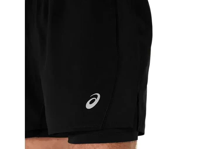 ASICS SILVER 2N1 5IN SHORT ASICS SILVER 2N1 5IN SHORT