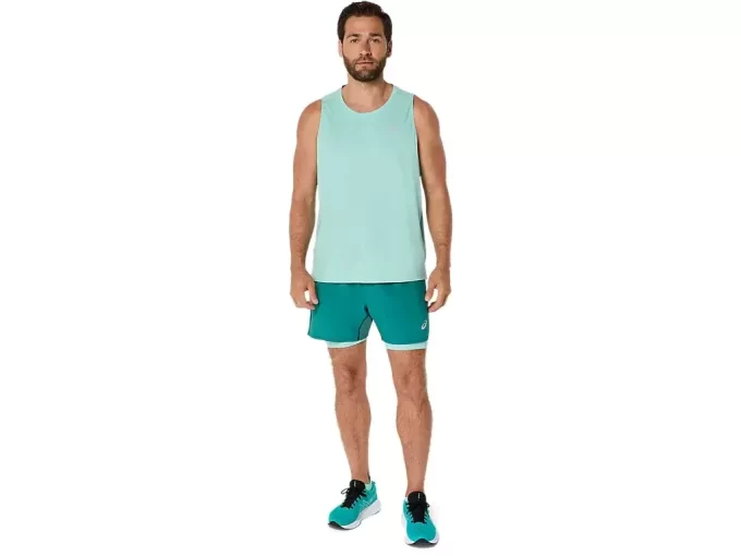 ASICS SILVER 2N1 5IN SHORT ASICS SILVER 2N1 5IN SHORT