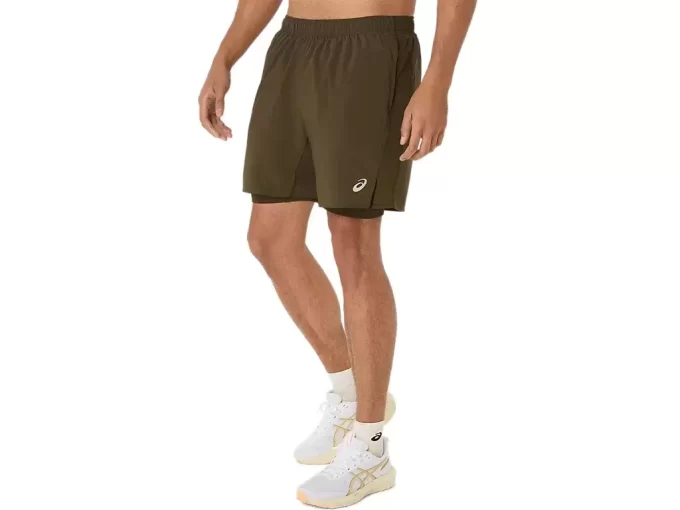 ASICS SILVER 2N1 7IN SHORT ASICS SILVER 2N1 7IN SHORT