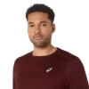 ASICS SILVER LONG SLEEVE TOP ASICS SILVER LONG SLEEVE TOP