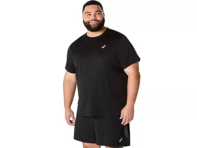 ASICS SILVER SHORT SLEEVE TOP ASICS SILVER SHORT SLEEVE TOP