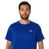 ASICS SILVER SHORT SLEEVE TOP ASICS SILVER SHORT SLEEVE TOP