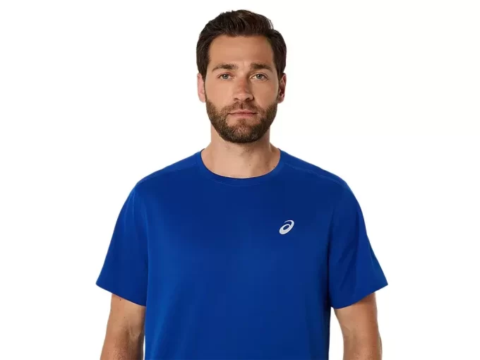ASICS SILVER SHORT SLEEVE TOP ASICS SILVER SHORT SLEEVE TOP