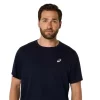 ASICS SILVER SHORT SLEEVE TOP ASICS SILVER SHORT SLEEVE TOP