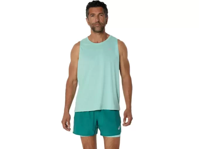 ASICS SILVER SINGLET ASICS SILVER SINGLET