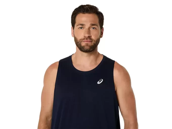 ASICS SILVER SINGLET ASICS SILVER SINGLET