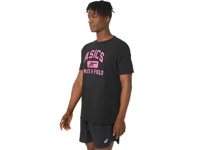 ASICS UNISEX TRACK AND FIELD GRAPHIC TEE ASICS UNISEX TRACK AND FIELD GRAPHIC TEE