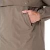 DOUBLE WEAVE RELAXED PULL OVER JACKET DOUBLE WEAVE RELAXED PULL OVER JACKET