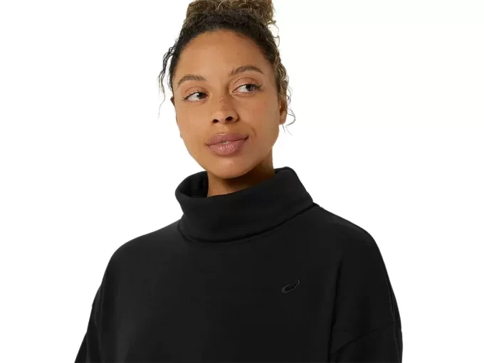 FRENCH TERRY HIGH NECK TOP FRENCH TERRY HIGH NECK TOP