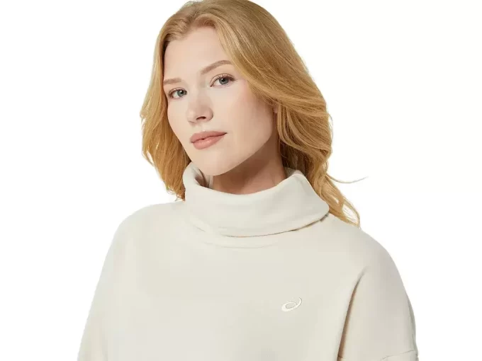 FRENCH TERRY HIGH NECK TOP FRENCH TERRY HIGH NECK TOP