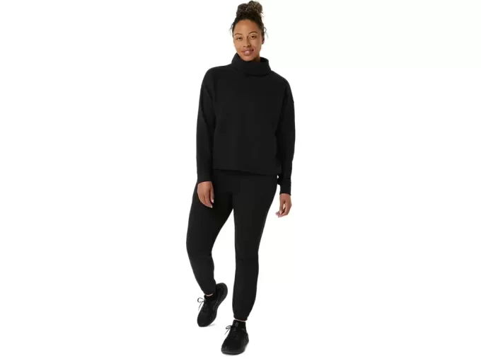 FRENCH TERRY HIGH NECK TOP FRENCH TERRY HIGH NECK TOP