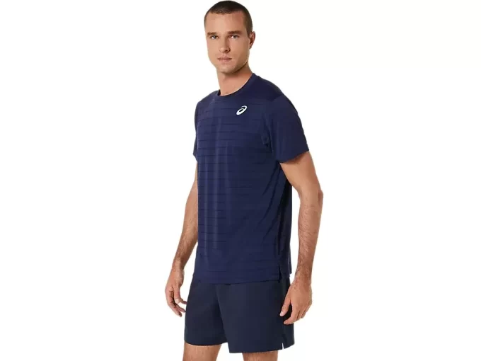 MEN’S COURT STRIPE SHORT SLEEVE TOP MEN’S COURT STRIPE SHORT SLEEVE TOP