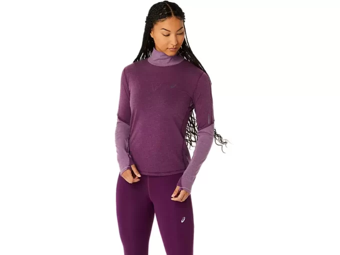 METARUN MOCK NECK LONG SLEEVE TOP METARUN MOCK NECK LONG SLEEVE TOP