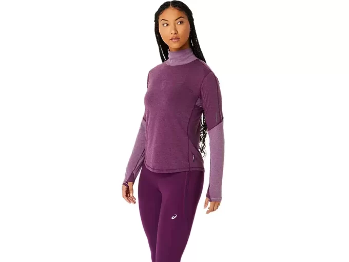 METARUN MOCK NECK LONG SLEEVE TOP METARUN MOCK NECK LONG SLEEVE TOP
