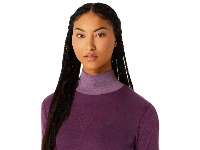 METARUN MOCK NECK LONG SLEEVE TOP METARUN MOCK NECK LONG SLEEVE TOP