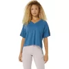 NAGINO FLEX HEATHER SHORT SLEEVE TOP NAGINO FLEX HEATHER SHORT SLEEVE TOP