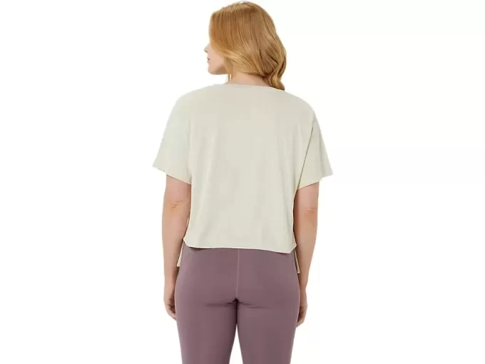 NAGINO FLEX HEATHER SHORT SLEEVE TOP