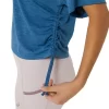 NAGINO FLEX HEATHER SHORT SLEEVE TOP NAGINO FLEX HEATHER SHORT SLEEVE TOP