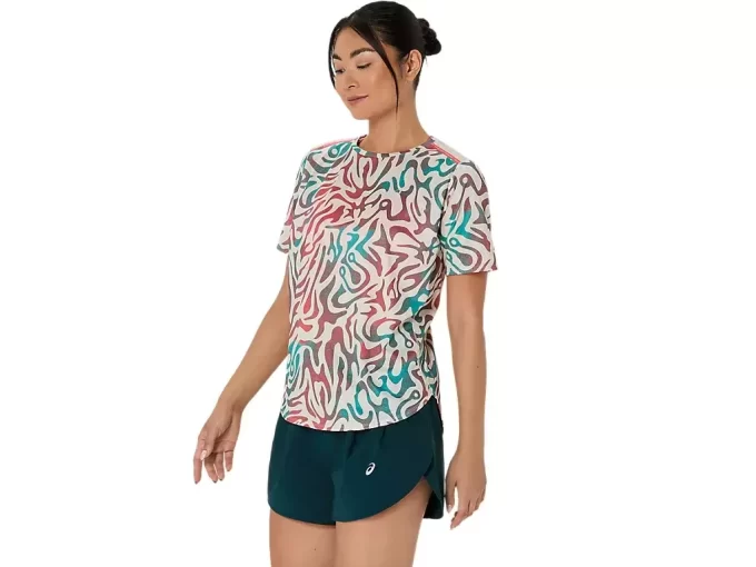 ROAD ALL OVER PRINT SHORT SLEEVE TOP ROAD ALL OVER PRINT SHORT SLEEVE TOP
