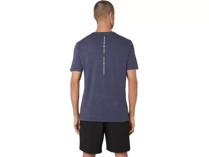 UNISEX ASICS BRIGHTER DAYS AHEAD SHORT SLEEVE TEE UNISEX ASICS BRIGHTER DAYS AHEAD SHORT SLEEVE TEE