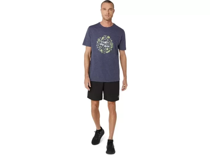 UNISEX ASICS BRIGHTER DAYS AHEAD SHORT SLEEVE TEE UNISEX ASICS BRIGHTER DAYS AHEAD SHORT SLEEVE TEE