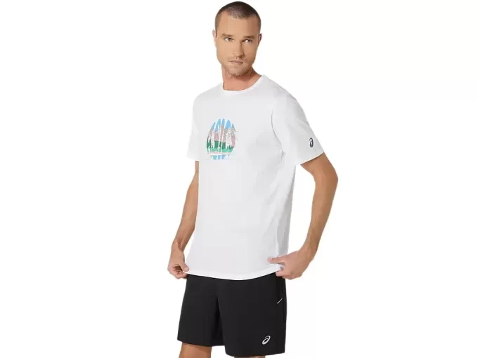 UNISEX ASICS CELEBRATE OUR HOME SHORT SLEEVE TEE UNISEX ASICS CELEBRATE OUR HOME SHORT SLEEVE TEE