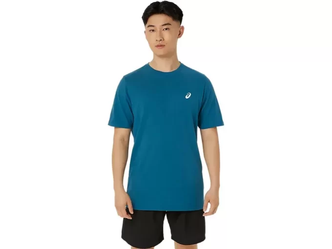 UNISEX ASICS DAISY BACK PRINT SHORT SLEEVE TEE UNISEX ASICS DAISY BACK PRINT SHORT SLEEVE TEE