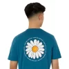 UNISEX ASICS DAISY BACK PRINT SHORT SLEEVE TEE UNISEX ASICS DAISY BACK PRINT SHORT SLEEVE TEE