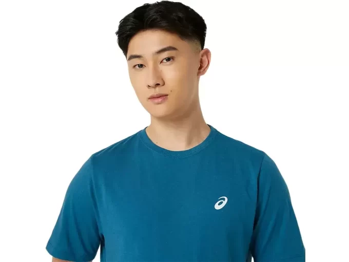 UNISEX ASICS DAISY BACK PRINT SHORT SLEEVE TEE UNISEX ASICS DAISY BACK PRINT SHORT SLEEVE TEE