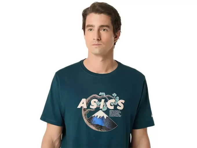 UNISEX ASICS OUTDOOR SHORT SLEEVE TEE UNISEX ASICS OUTDOOR SHORT SLEEVE TEE