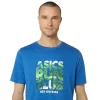 UNISEX ASICS RUN OUTSIDE CLUB SHORT SLEEVE TEE UNISEX ASICS RUN OUTSIDE CLUB SHORT SLEEVE TEE