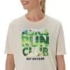 UNISEX ASICS RUN OUTSIDE CLUB SHORT SLEEVE TEE UNISEX ASICS RUN OUTSIDE CLUB SHORT SLEEVE TEE