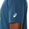 UNISEX ASICS RUN OUTSIDE CLUB SHORT SLEEVE TEE UNISEX ASICS RUN OUTSIDE CLUB SHORT SLEEVE TEE