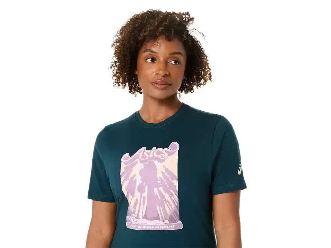 UNISEX ASICS WANDER SHORT SLEEVE TEE UNISEX ASICS WANDER SHORT SLEEVE TEE