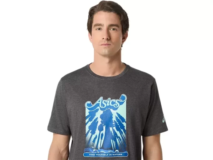 UNISEX ASICS WANDER SHORT SLEEVE TEE UNISEX ASICS WANDER SHORT SLEEVE TEE