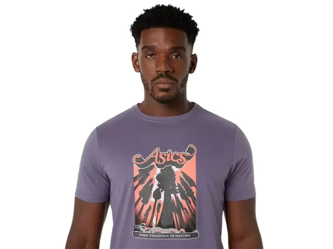 UNISEX ASICS WANDER SHORT SLEEVE TEE UNISEX ASICS WANDER SHORT SLEEVE TEE