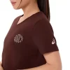 WOMEN’S ASICS NATURE V-NECK SHORT SLEEVE TEE WOMEN’S ASICS NATURE V-NECK SHORT SLEEVE TEE
