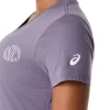 WOMEN’S ASICS NATURE V-NECK SHORT SLEEVE TEE WOMEN’S ASICS NATURE V-NECK SHORT SLEEVE TEE