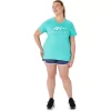 WOMEN’S ASICS STRIPES V-NECK WOMEN’S ASICS STRIPES V-NECK