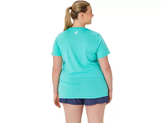WOMEN’S ASICS STRIPES V-NECK WOMEN’S ASICS STRIPES V-NECK