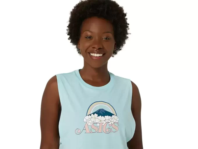 WOMEN’S ASICS YOUR ADVENTURE MUSCLE TEE WOMEN’S ASICS YOUR ADVENTURE MUSCLE TEE