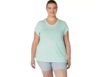 WOMEN’S HEATHER VNECK TOP