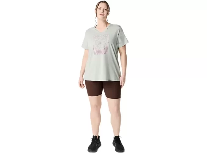 WOMEN’S SUNFLOWER SLOGAN V-NECK