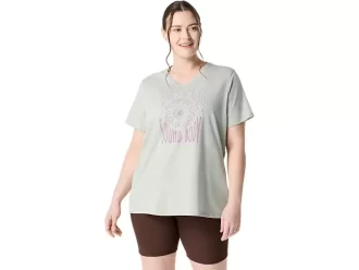 WOMEN’S SUNFLOWER SLOGAN V-NECK